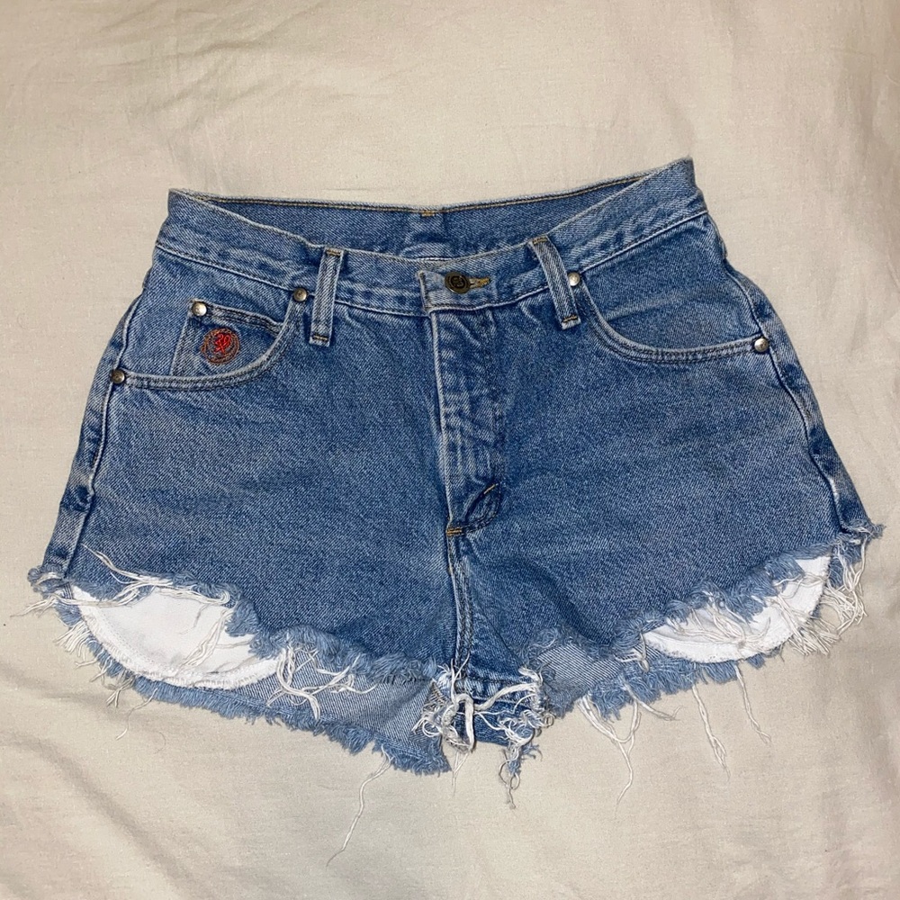 Vintage High Waisted Denim Shorts
